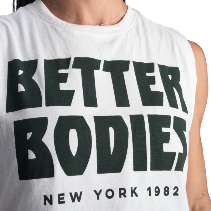 Canotta crop donna NY Better Bodies: cotone vintage washed