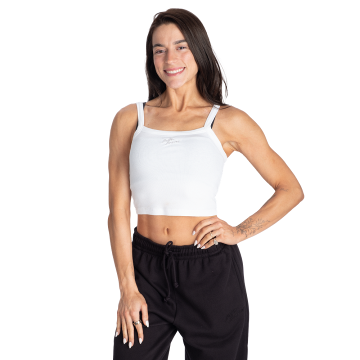Women's Cropped Vest Top Better Bodies: Ribbed Cotton