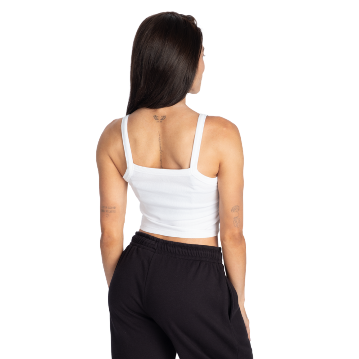 Women's Cropped Vest Top Better Bodies: Ribbed Cotton
