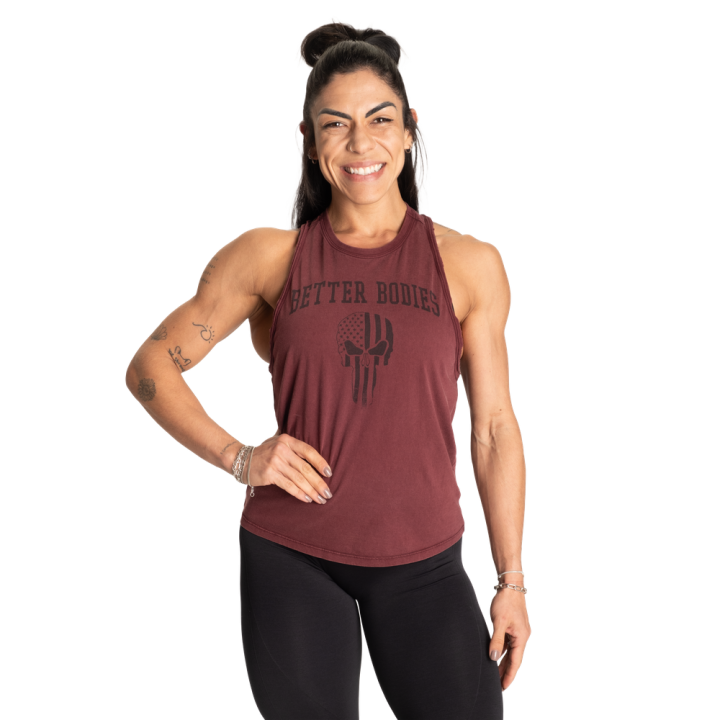 Women's Tank Top Skull Empire Better Bodies: Washed Cotton