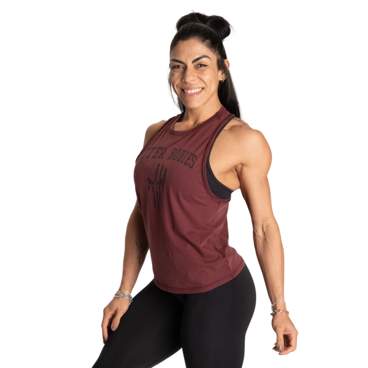 Women's Tank Top Skull Empire Better Bodies: Washed Cotton