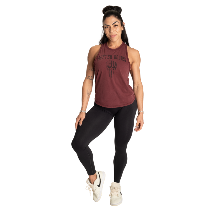Women's Tank Top Skull Empire Better Bodies: Washed Cotton
