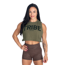 Canotta crop donna Better Bodies: 100% cotone BCI slub