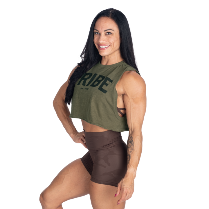 Women's Crop Vest Top Better Bodies: 100% BCI Cotton