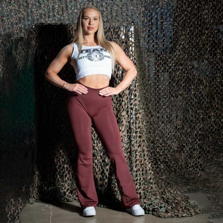 Leggings svasati senza cuciture Better Bodies: vita alta