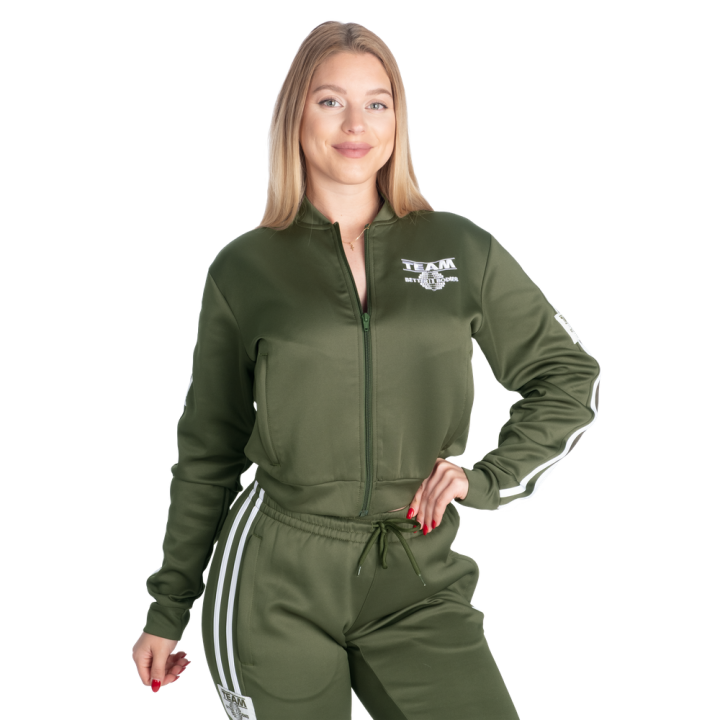 Women's Gym Track Jacket Better Bodies: Stretch Scuba