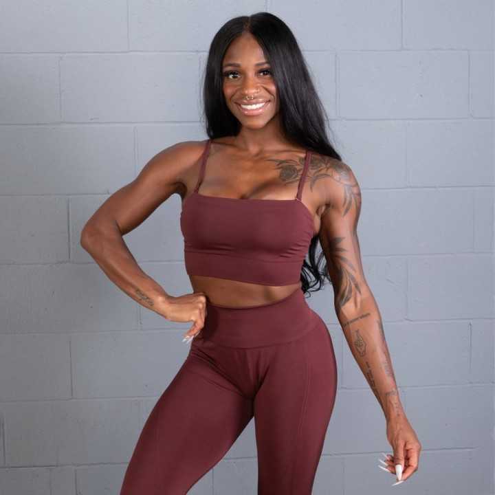 Reggiseno sportivo a fascia Better Bodies: senza cuciture