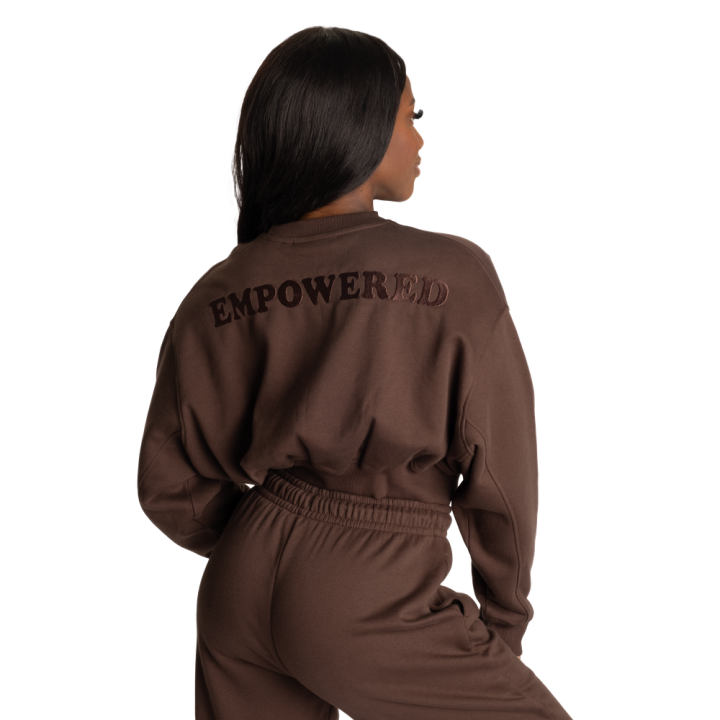 Felpa Crop Donna Empowered Better Bodies: 75% Cotone