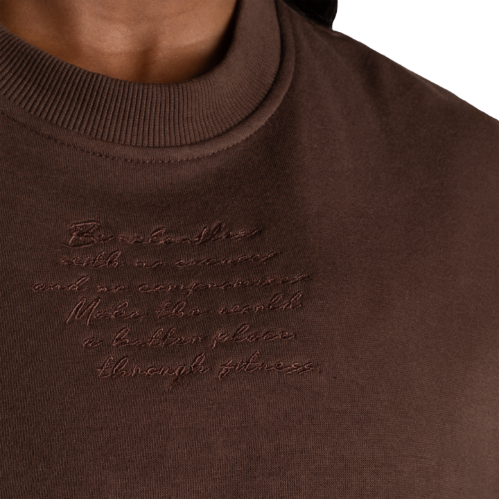 Women's Crop Sweater Empowered Better Bodies: 75% Cotton