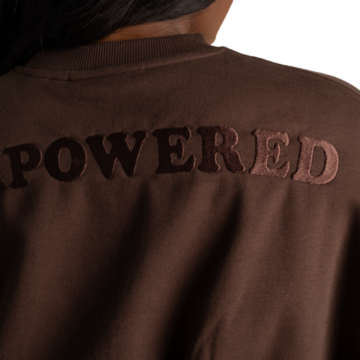 Women's Crop Sweater Empowered Better Bodies: 75% Cotton