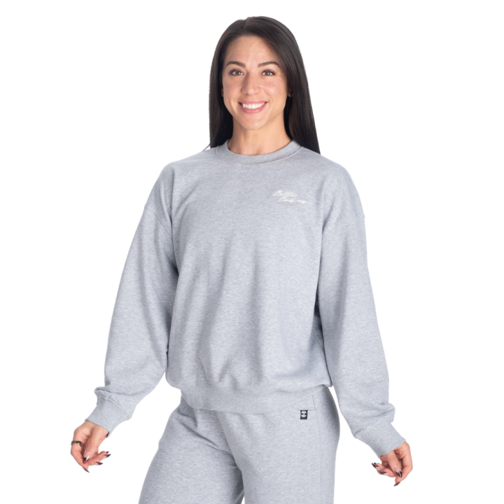 Felpa girocollo oversize donna Better Bodies: 60% cotone