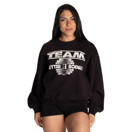 Felpa oversize donna Better Bodies: cotone e spalla scesa