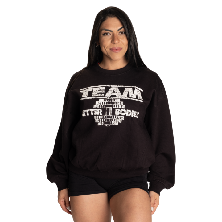 Women's Oversized Sweatshirt Better Bodies: Cotton Blend
