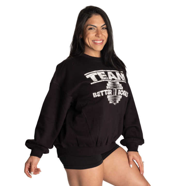 Women's Oversized Sweatshirt Better Bodies: Cotton Blend
