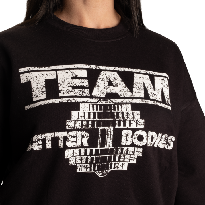 Felpa oversize donna Better Bodies: cotone e spalla scesa