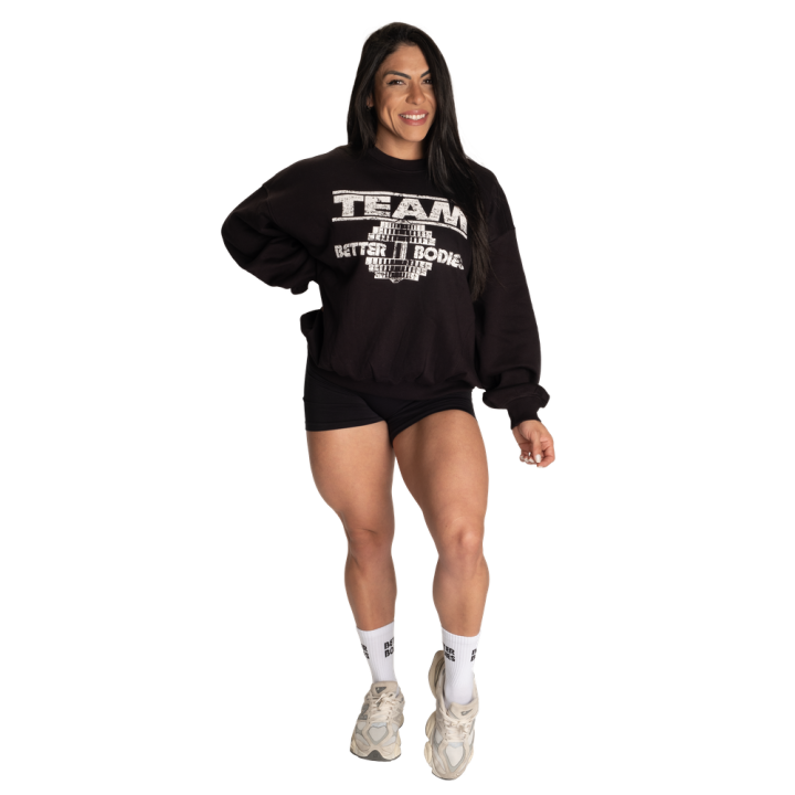 Women's Oversized Sweatshirt Better Bodies: Cotton Blend