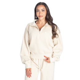 Women's Half Zip Sweatshirt Better Bodies: 90s Vintage Fit