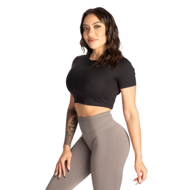 Maglietta donna Better Bodies: semi crop elasticizzata