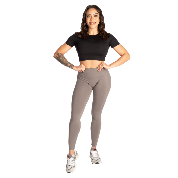 Maglietta donna Better Bodies: semi crop elasticizzata