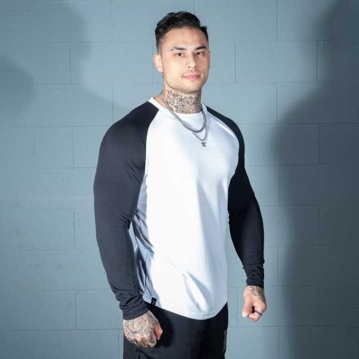 Maglia mesh manica lunga Better Bodies: raglan traspirante