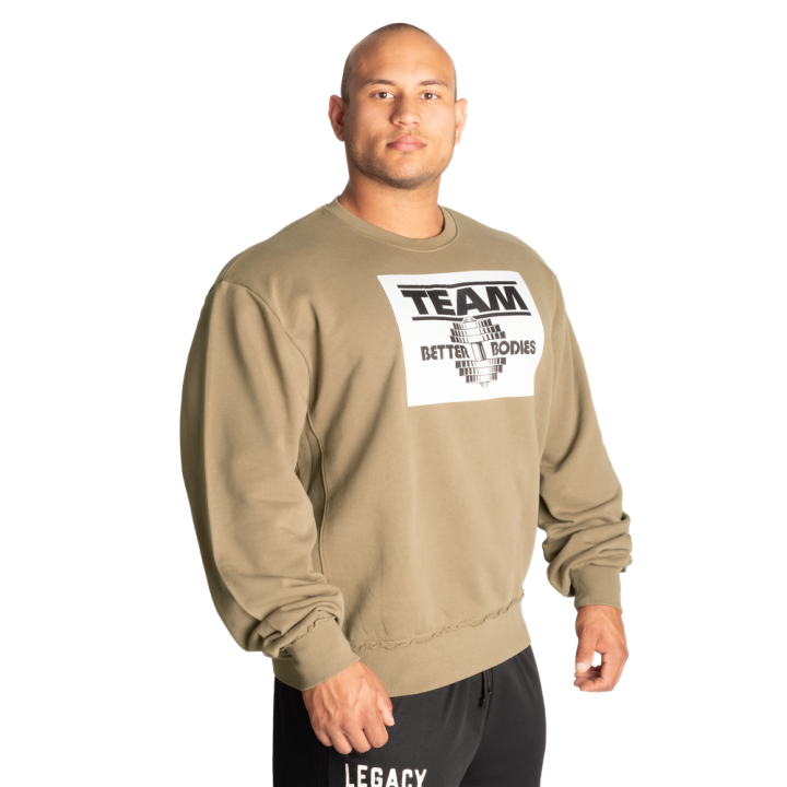 Felpa oversize uomo Better Bodies: cotone e poliestere