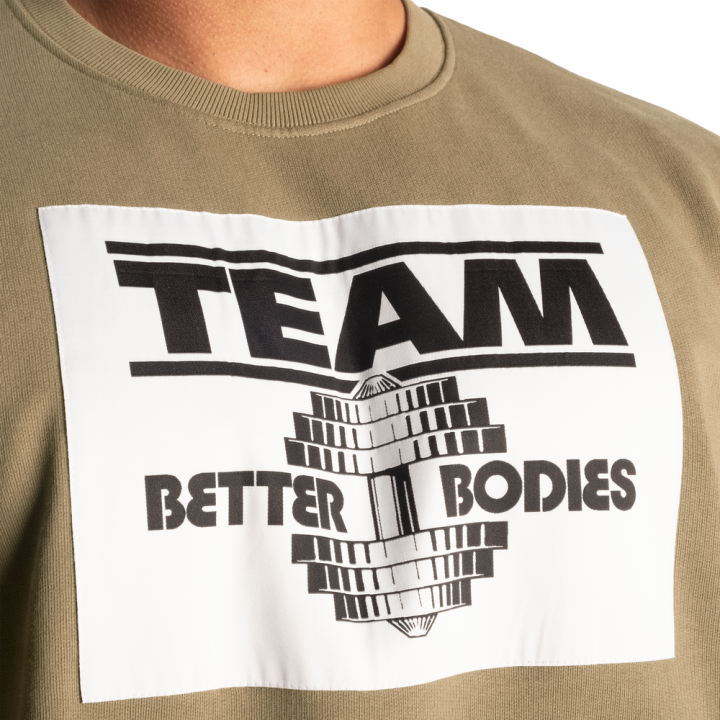 Men's Oversized Sweatshirt Better Bodies: Cotton Polyester