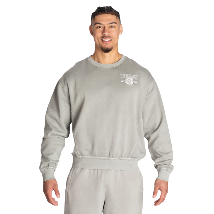 Felpa Girocollo Oversize Better Bodies: 75% Cotone