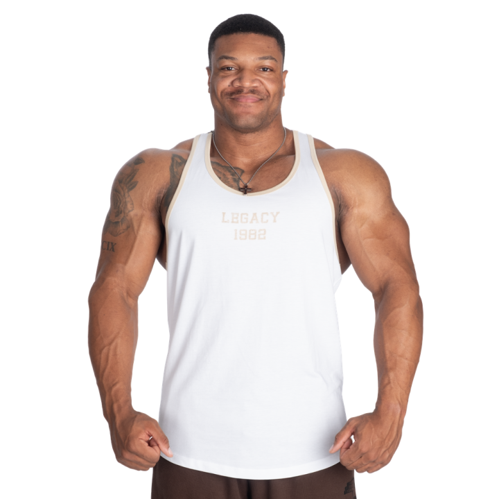 Men's Gym Vest Better Bodies: T-back Cotton Polyester