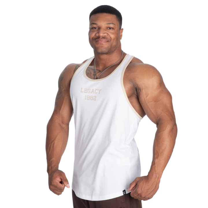 Men's Gym Vest Better Bodies: T-back Cotton Polyester