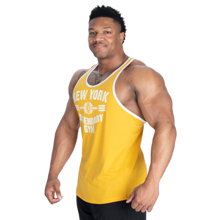 Men's T-Back Tank Top Better Bodies: Athletic Cotton Blend