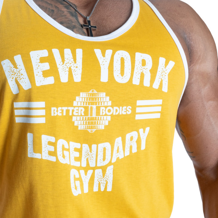 Men's T-Back Tank Top Better Bodies: Athletic Cotton Blend