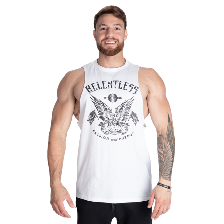 Men's Relentless Cut Out Tank Better Bodies: Loose Fit