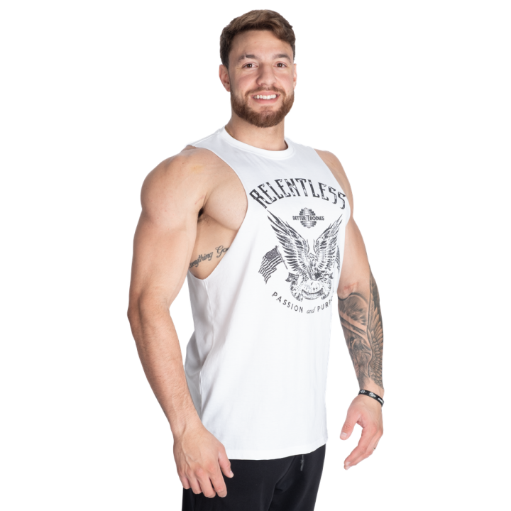 Men's Relentless Cut Out Tank Better Bodies: Loose Fit