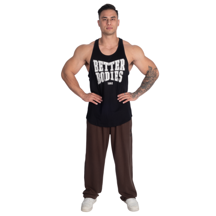 Men's baggy thermal joggers Better Bodies: cotton blend