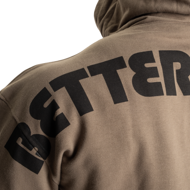 Felpa con cappuccio uomo Better Bodies: zip e cotone 86%
