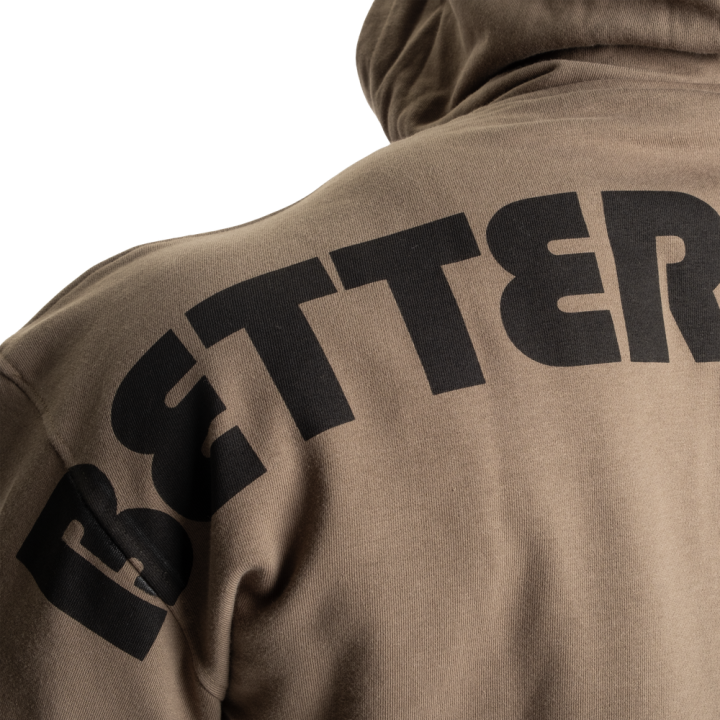 Men's Gym Hoodie Better Bodies: Full Zip, 86% Cotton