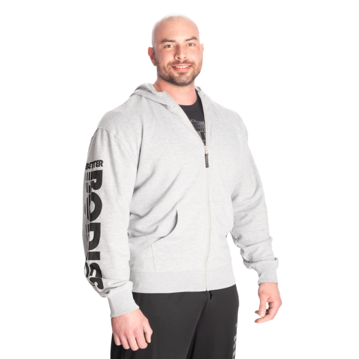 Felpa con cappuccio e zip Better Bodies: cotone misto