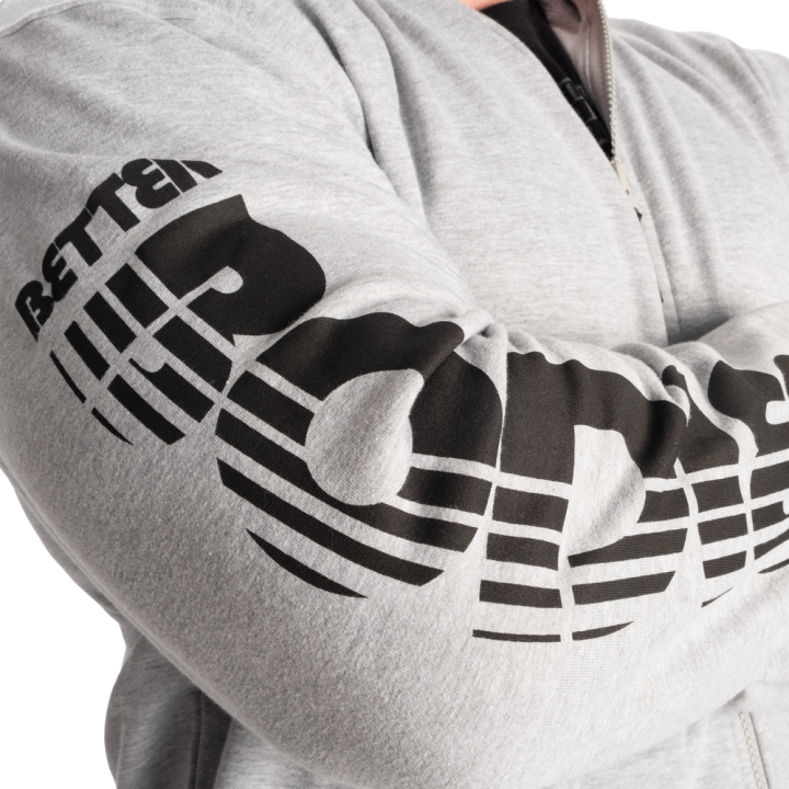 Felpa con cappuccio e zip Better Bodies: cotone misto