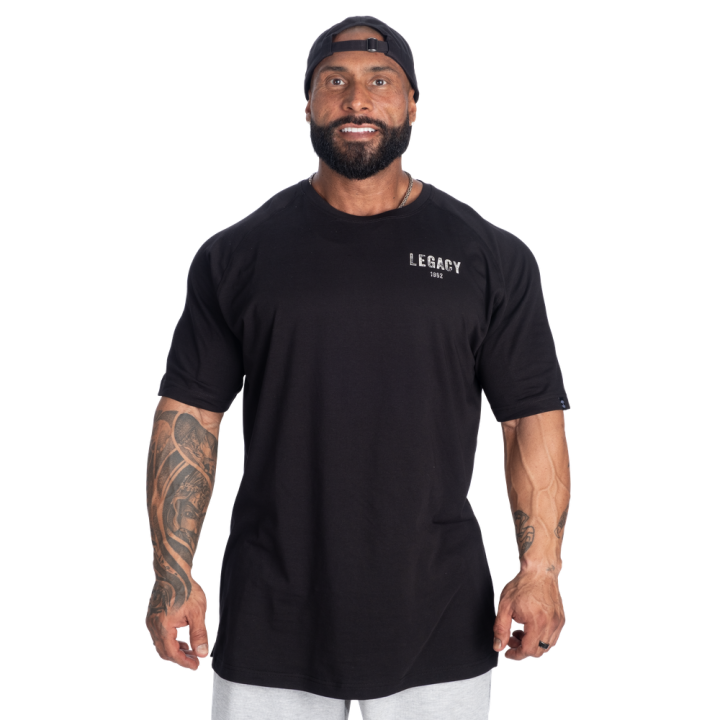 Maglietta raglan uomo Better Bodies: 95% cotone BCI