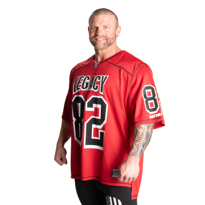 Oversized Gym Tee Legacy Football Better Bodies: Mesh