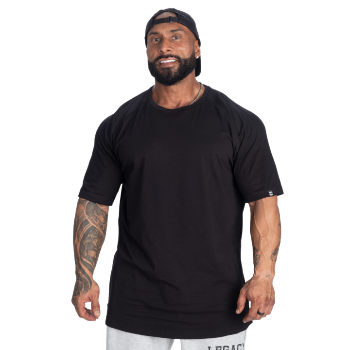 Maglietta Raglan Uomo Better Bodies: cotone BCI elastico
