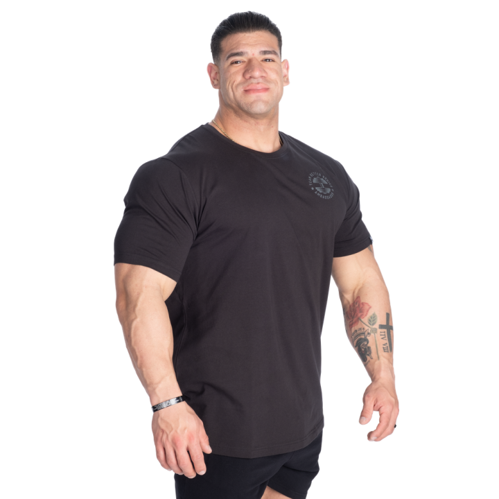 Maglietta uomo tapered Better Bodies: cotone BCI elastico