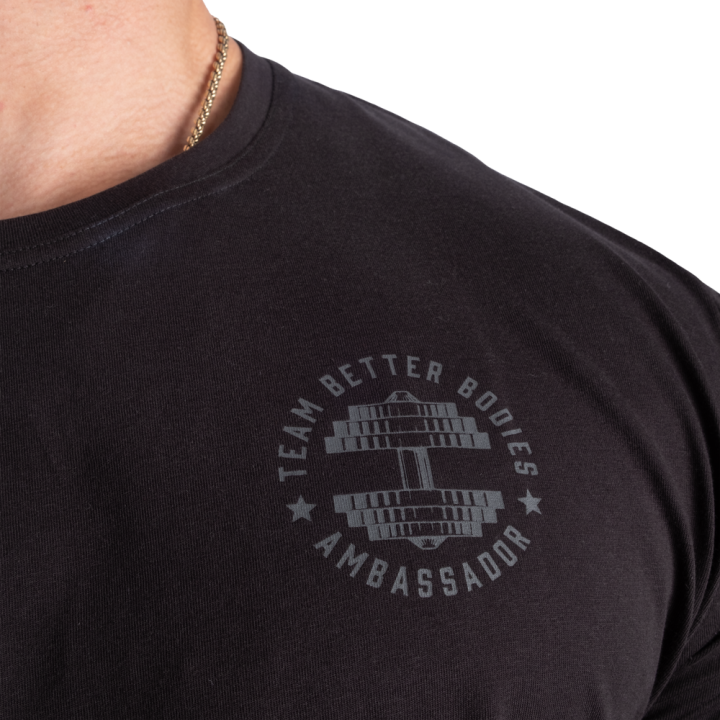 Maglietta uomo tapered Better Bodies: cotone BCI elastico