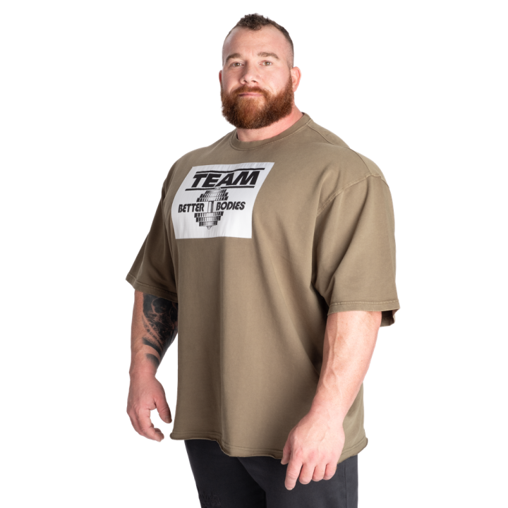 Oversized gym t-shirt Team BB Iron Tee Better Bodies: cotton