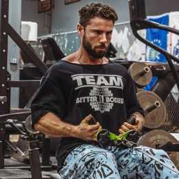 Maglietta oversize palestra Better Bodies: cotone 88%