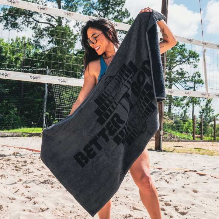 Asciugamano Palestra Better Bodies: Spugna Cotone 130x60