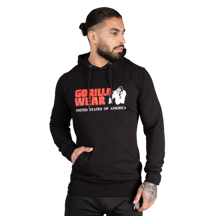 Stretch Cotton Hoodie Gorilla Wear: Adjustable Hood