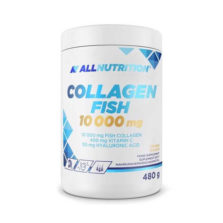 Hydrolysed Fish Collagen 480 g ALLNUTRITION: Vitamin C