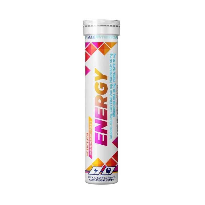 Caffeine and Taurine Effervescent Tablets 20 ALLNUTRITION
