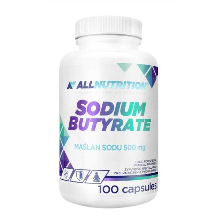 Sodium Butyrate 100 Capsules ALLNUTRITION: 500 mg each